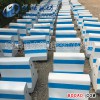 济南水泥隔离墩厂家生产蓝白横杠小区专用隔离墩质量保证高性价比